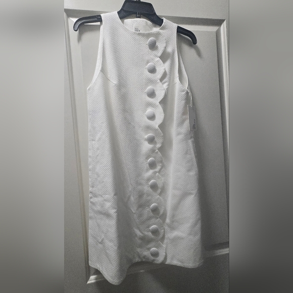 Lisa Marie Fernandez Scallop Dress XXS 0 - Picture 2 of 5